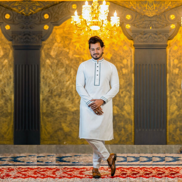 Cotton Embroydery Panjabi