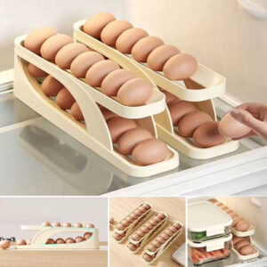 Double-Layer Egg Dispenser Egg Storage Rack