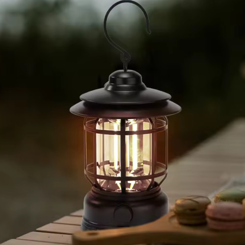 Reachargeable Retro Camping Lamp- হারিকেন ডিজাইন