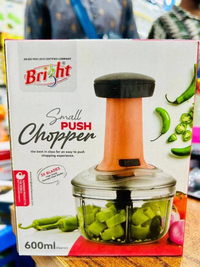 Multifunctional Bright Hand Push Chopper